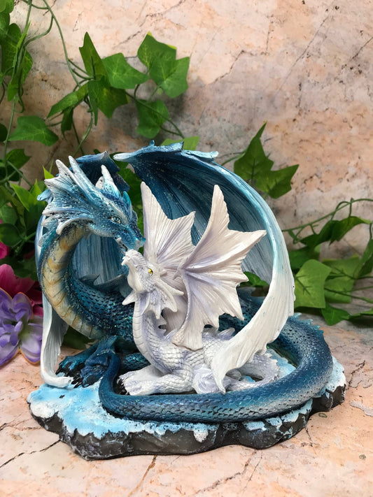 Gothic Dragon Fantasy Statue Ornament Mythical Sculpture for Dragons Lovers-Osiris Craftworks