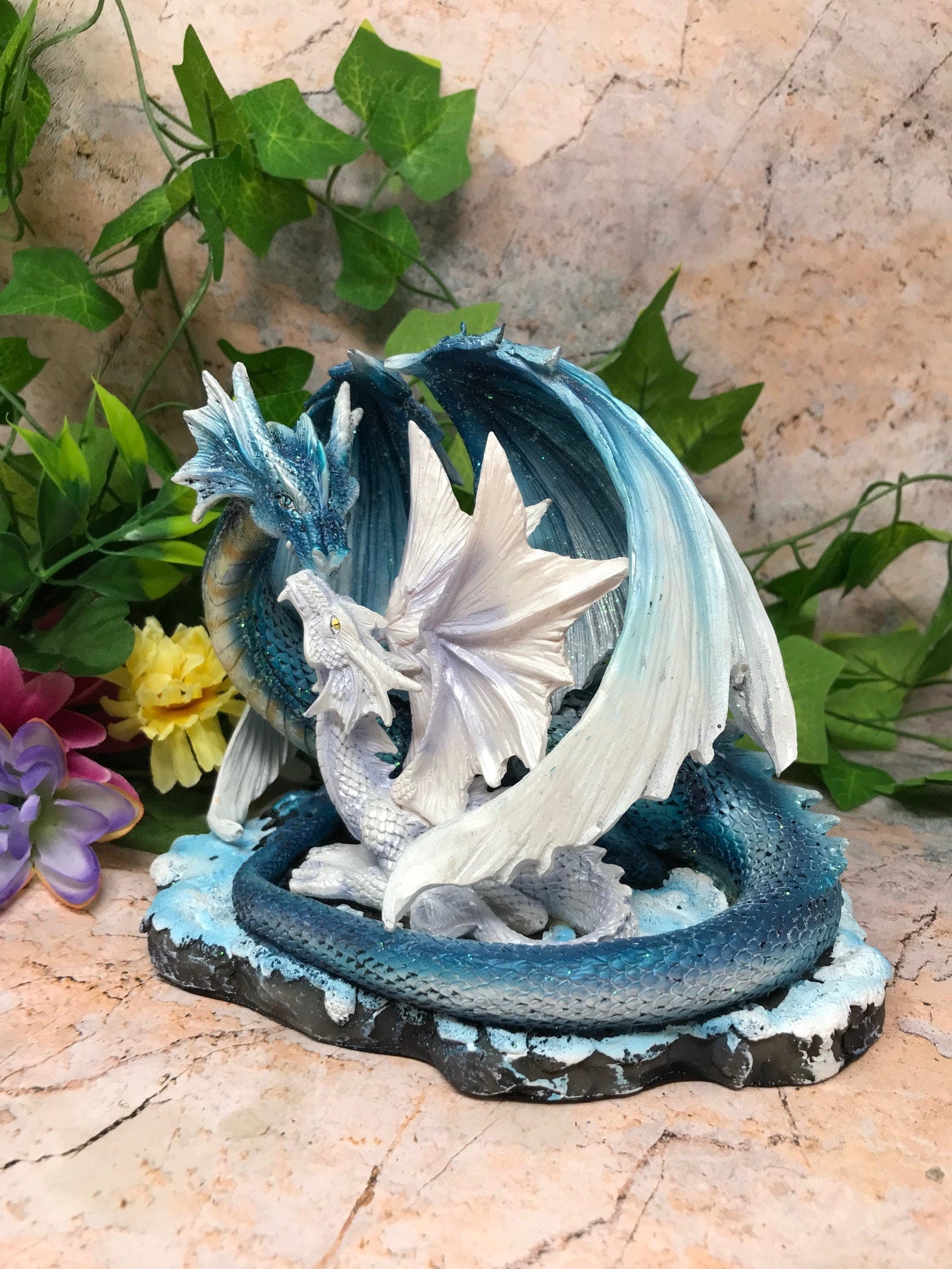 Gothic Dragon Fantasy Statue Ornament Mythical Sculpture for Dragons Lovers-Osiris Craftworks