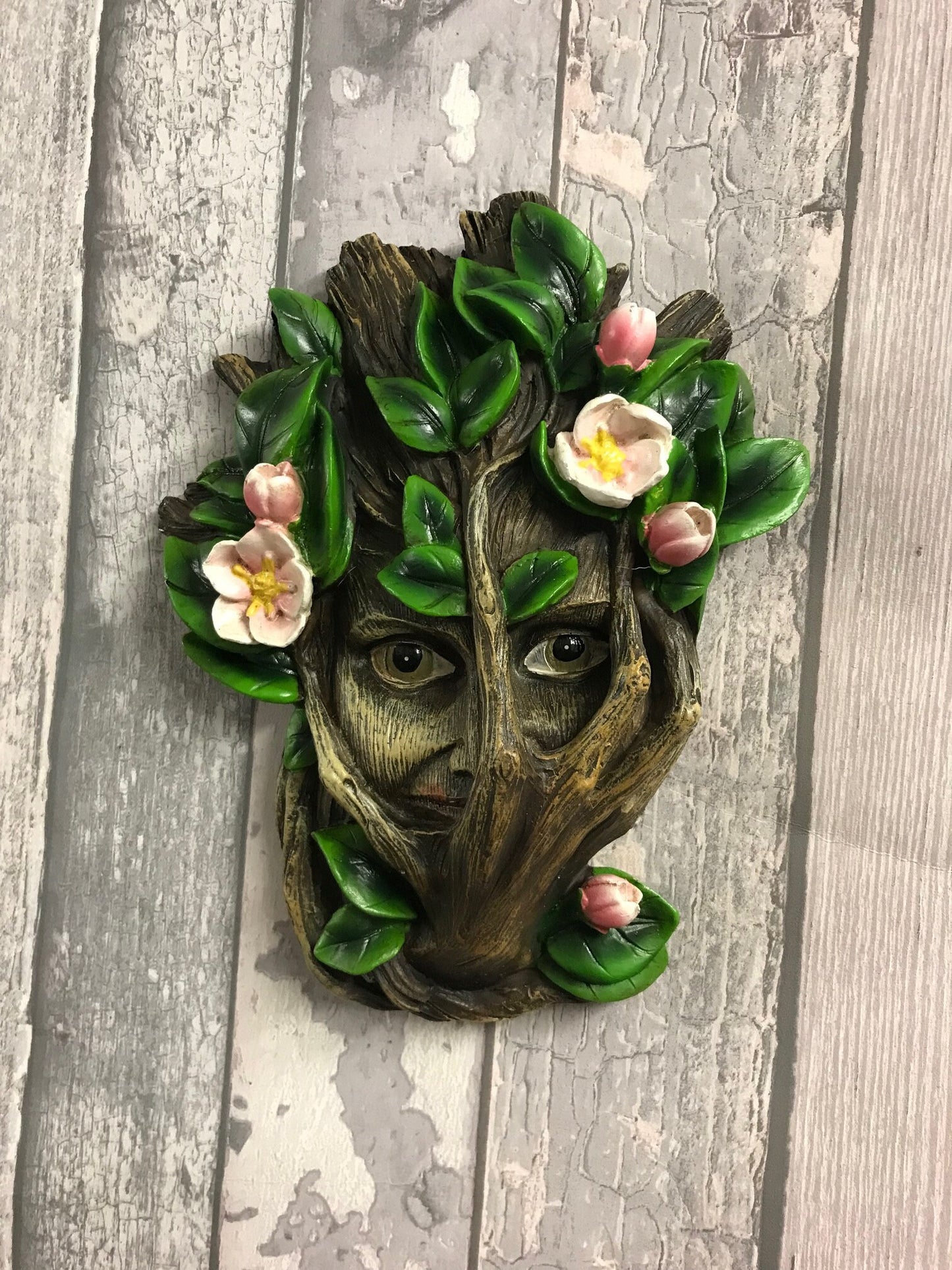 Whimsical Forest Witch Wall Plaque: A Magical Addition to Your Garden Décor for Nature and Pagan Enthusiasts-Osiris Craftworks