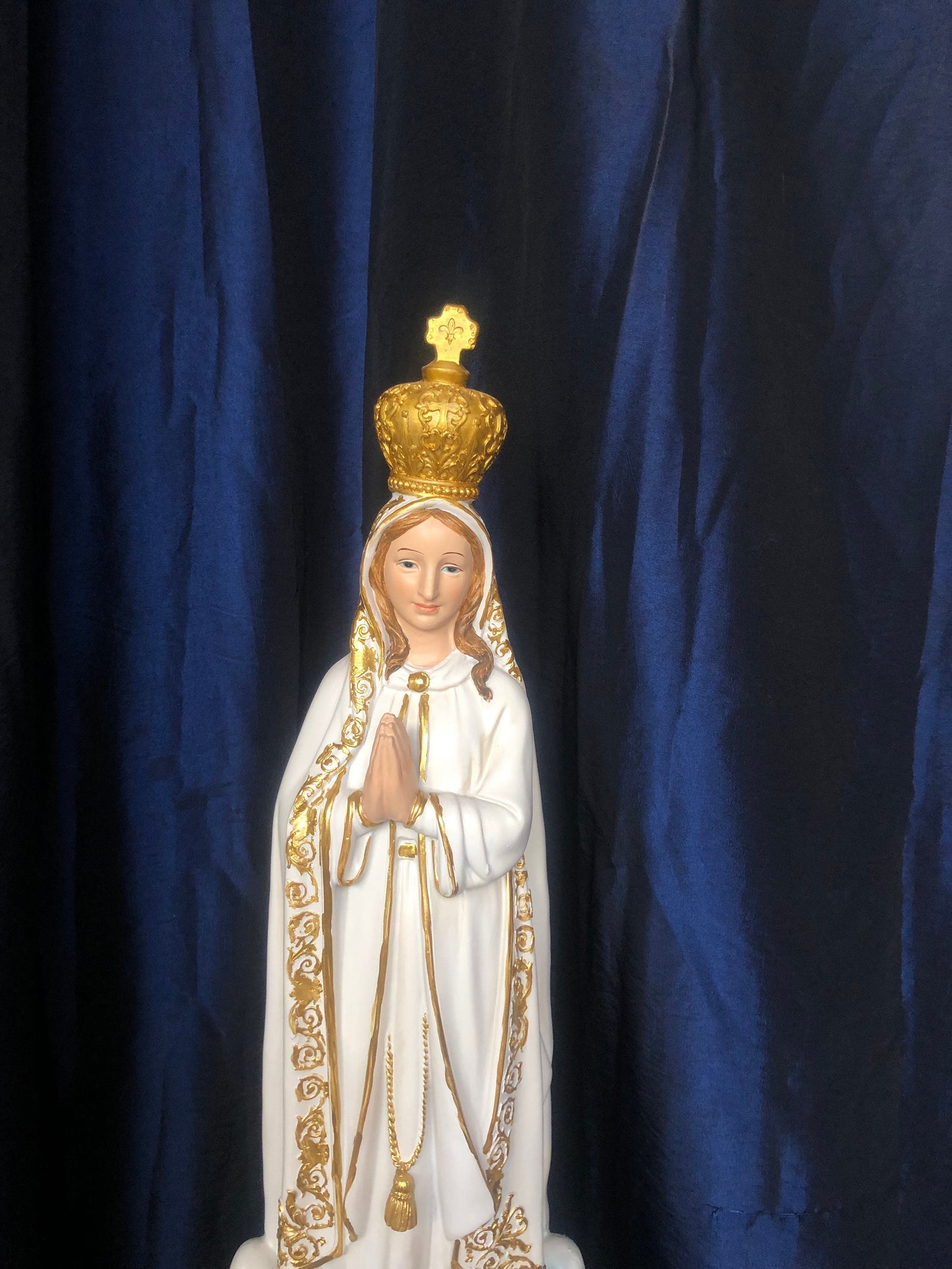 Large Blessed Virgin Mary Our Lady of Fatima Statue Figure Ornament Figurine for Home or Chapel 60 cm Tall-Osiris Craftworks