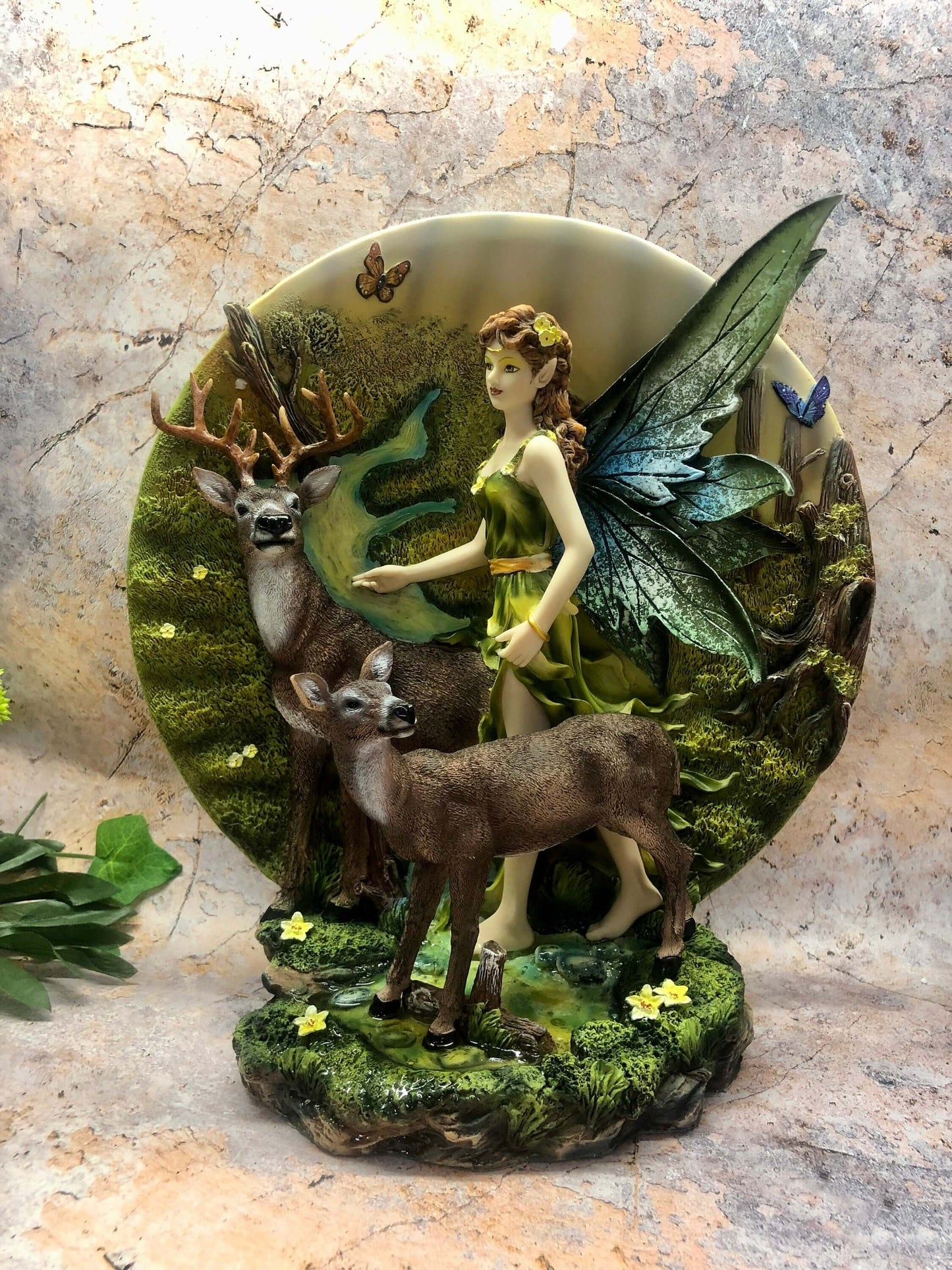 Large Fairy and Woodland Companions Sculpture Statue Mythical Creatures Ornament-Osiris Craftworks