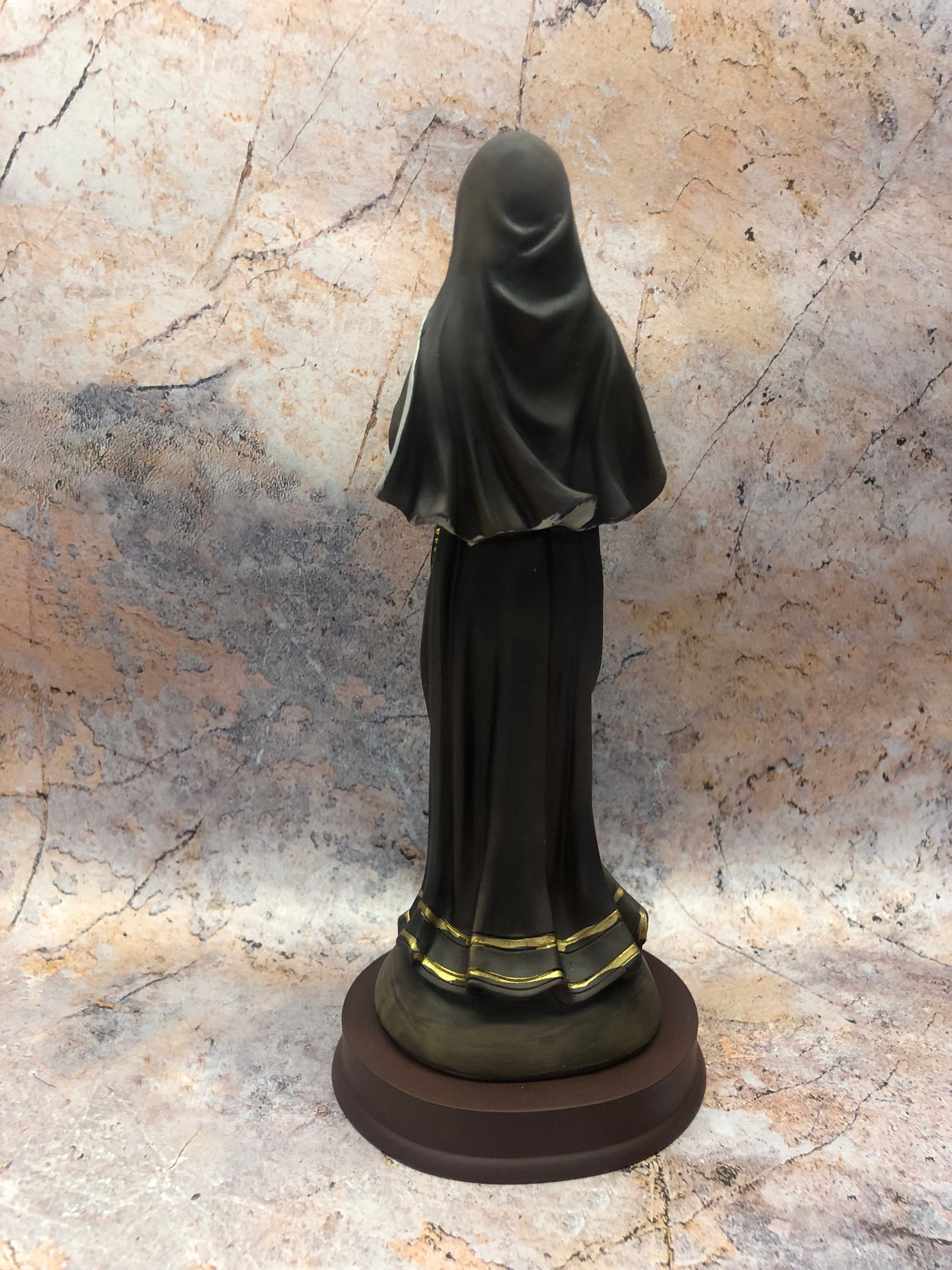 Saint Rita of Cascia Statue - Resin Catholic Saint Sculpture - Religious Home Ornament - Spiritual Decor - Inspirational Christian Gift-Osiris Craftworks