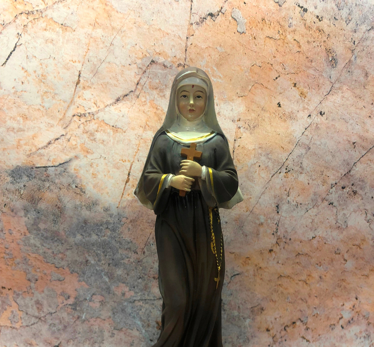 Saint Rita of Cascia Statue - Resin Catholic Saint Sculpture - Religious Home Ornament - Spiritual Decor - Inspirational Christian Gift-Osiris Craftworks