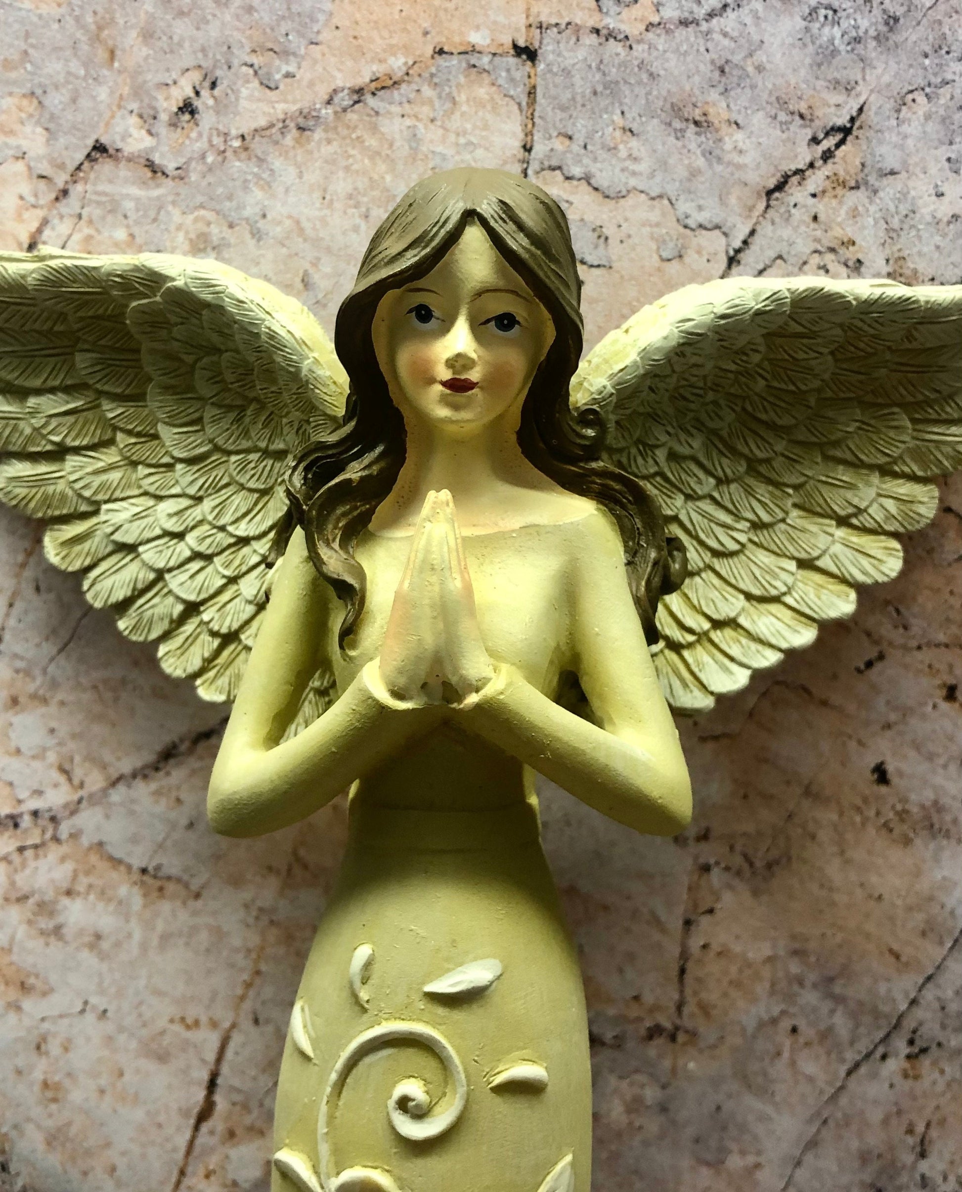 Guardian Angel Prayer Figurine Statue Ornament Praying Sculpture Statue Figure Angels Collection-Osiris Craftworks