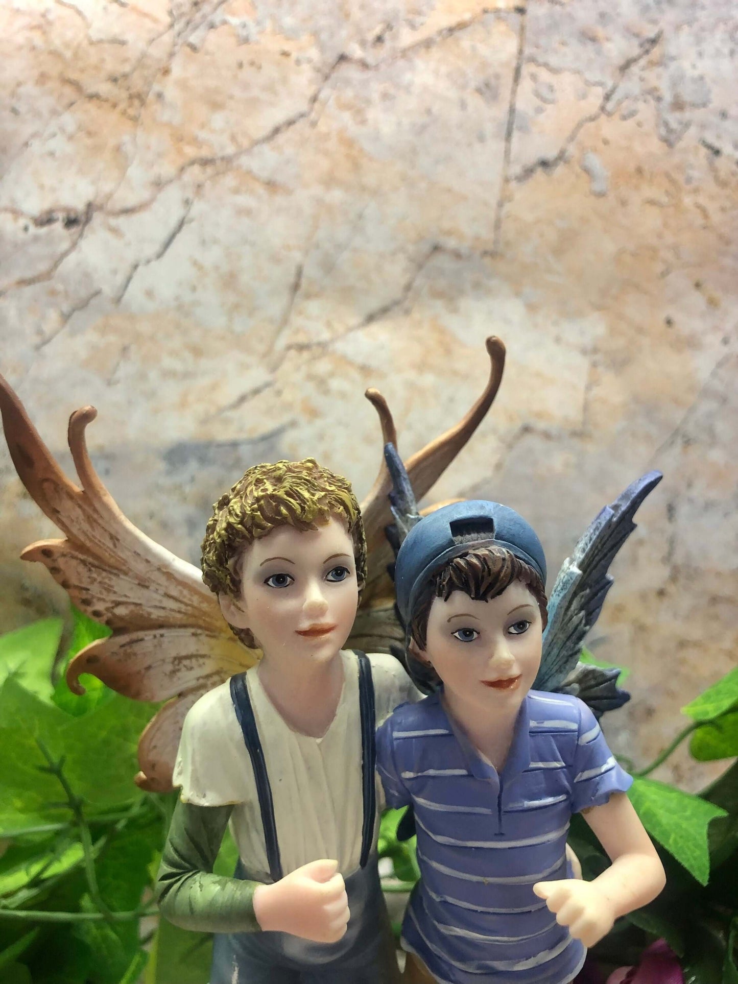 Friends Forever Fairy Children Figurine Fantasy Collectable Fairies Figure Statue Figurine Hand Made from Quality Designer Resin-Osiris Craftworks