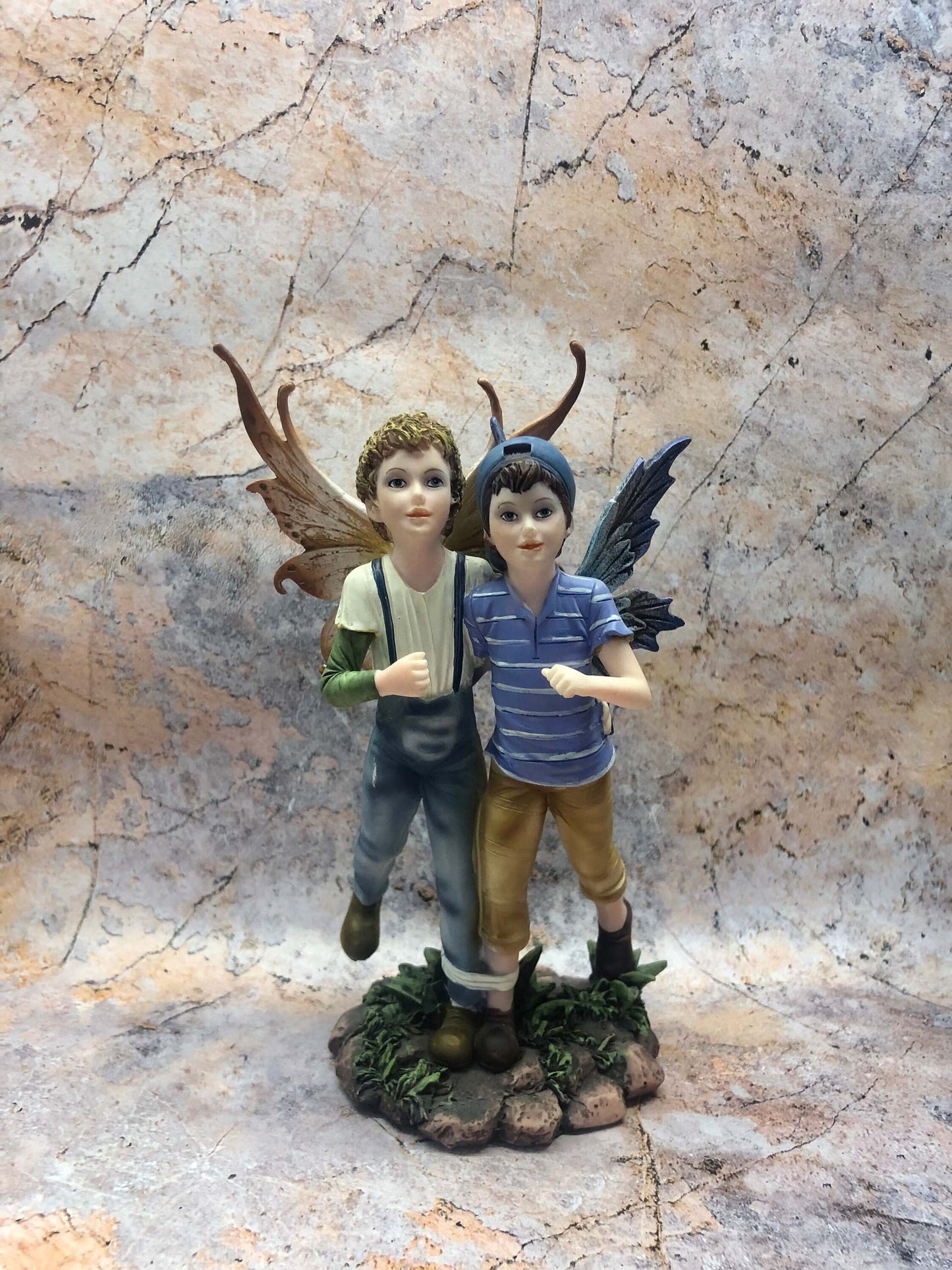 Friends Forever Fairy Children Figurine Fantasy Collectable Fairies Figure Statue Figurine Hand Made from Quality Designer Resin-Osiris Craftworks