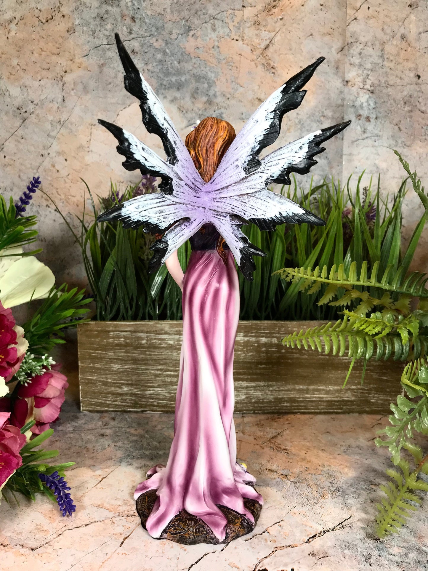 Flower Fairy Standing Display Figurine Statue Ornament Pixie Elf Mythical Creatures Collection Hand Made from Quality Designer Resin-Osiris Craftworks