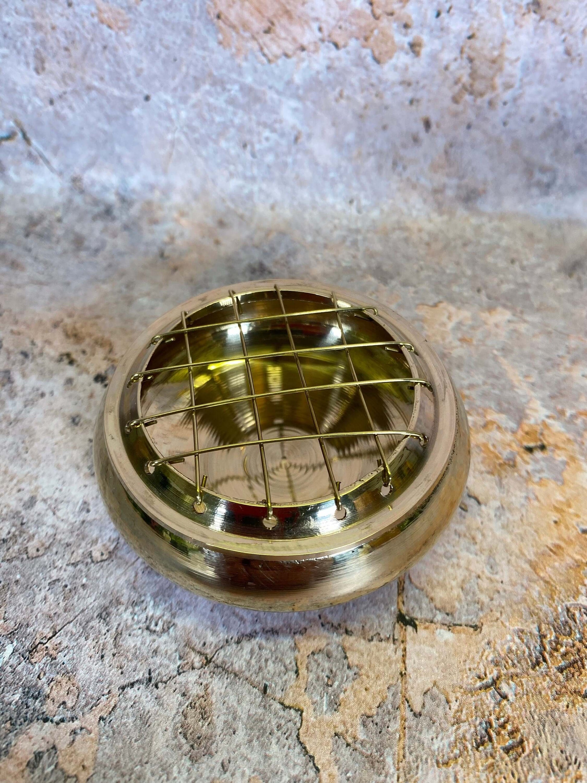 Brass Bowl Incense Burner Perfect for Zen and Meditation Practitioners Hand Made from Quality Metal Ideal for Your Altar or Space Clearing-Osiris Craftworks