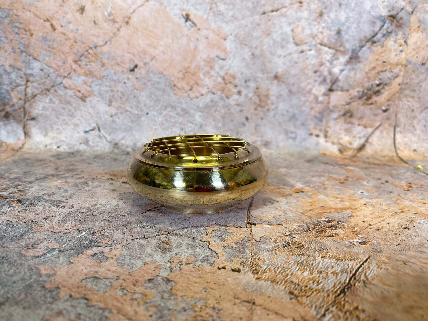 Brass Bowl Incense Burner Perfect for Zen and Meditation Practitioners Hand Made from Quality Metal Ideal for Your Altar or Space Clearing-Osiris Craftworks