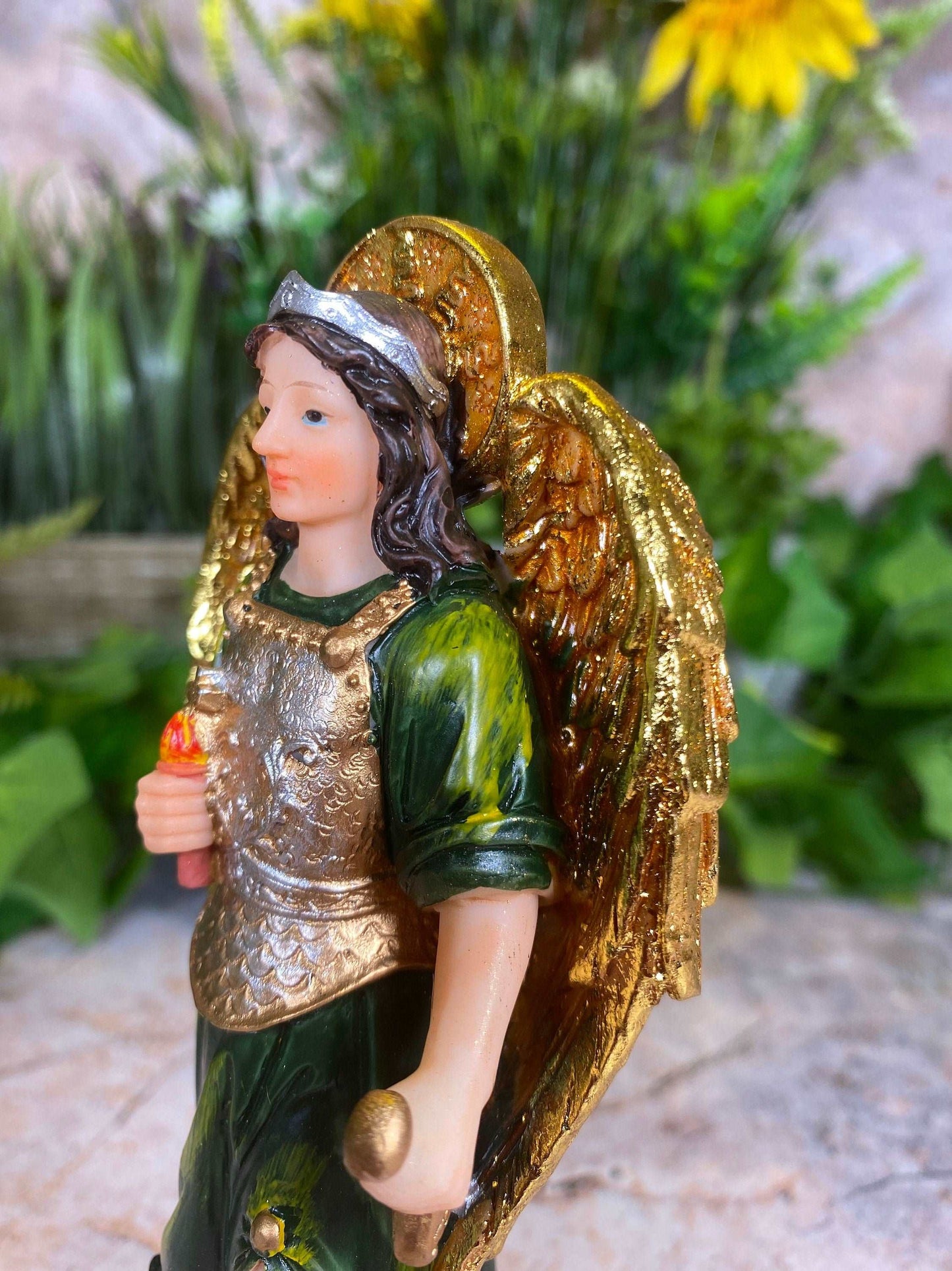 Archangel Jophiel Statue Religious Figurine Sculpture Jofiel for Home or Chapel-Osiris Craftworks