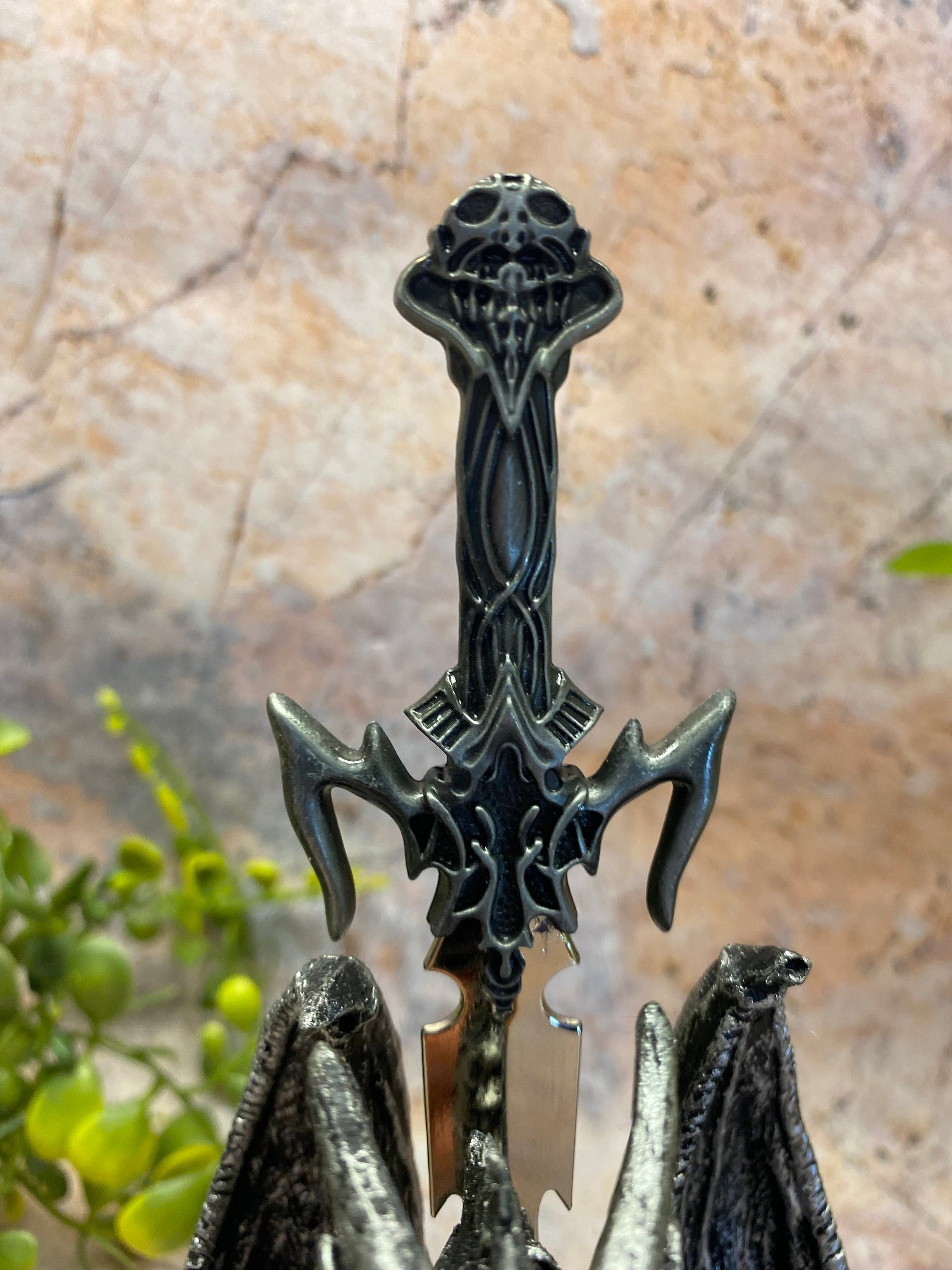 Gothic Dragon Letter Opener - Elegantly Designed Fantasy Creature Tool for Mythical Office Supplies Collection-Osiris Craftworks