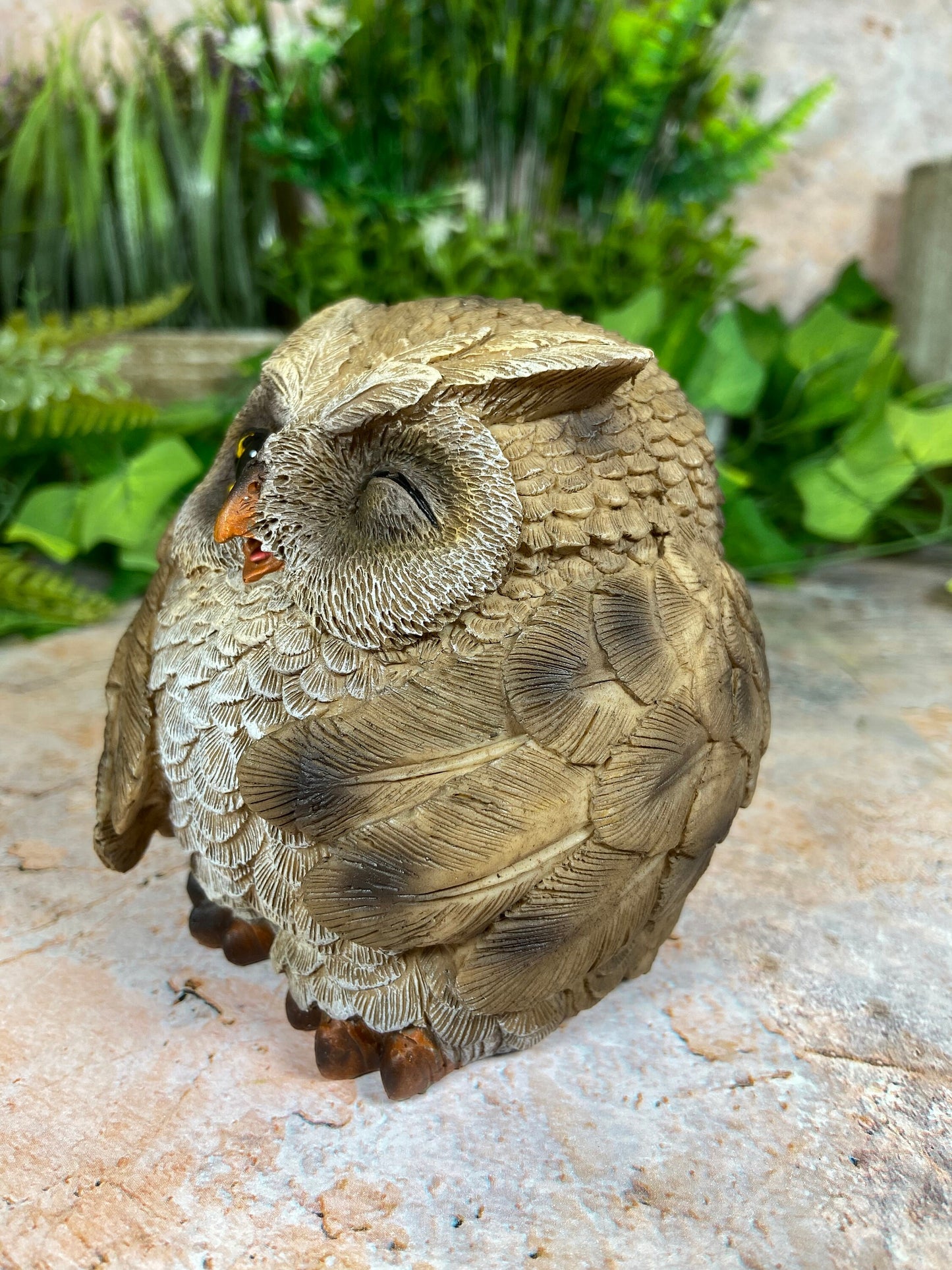 Hilarious Handmade Resin Owl Figurine Whimsical Decor for Joyous Touch Home Decoration Owls Collection Garden Ornament-Osiris Craftworks