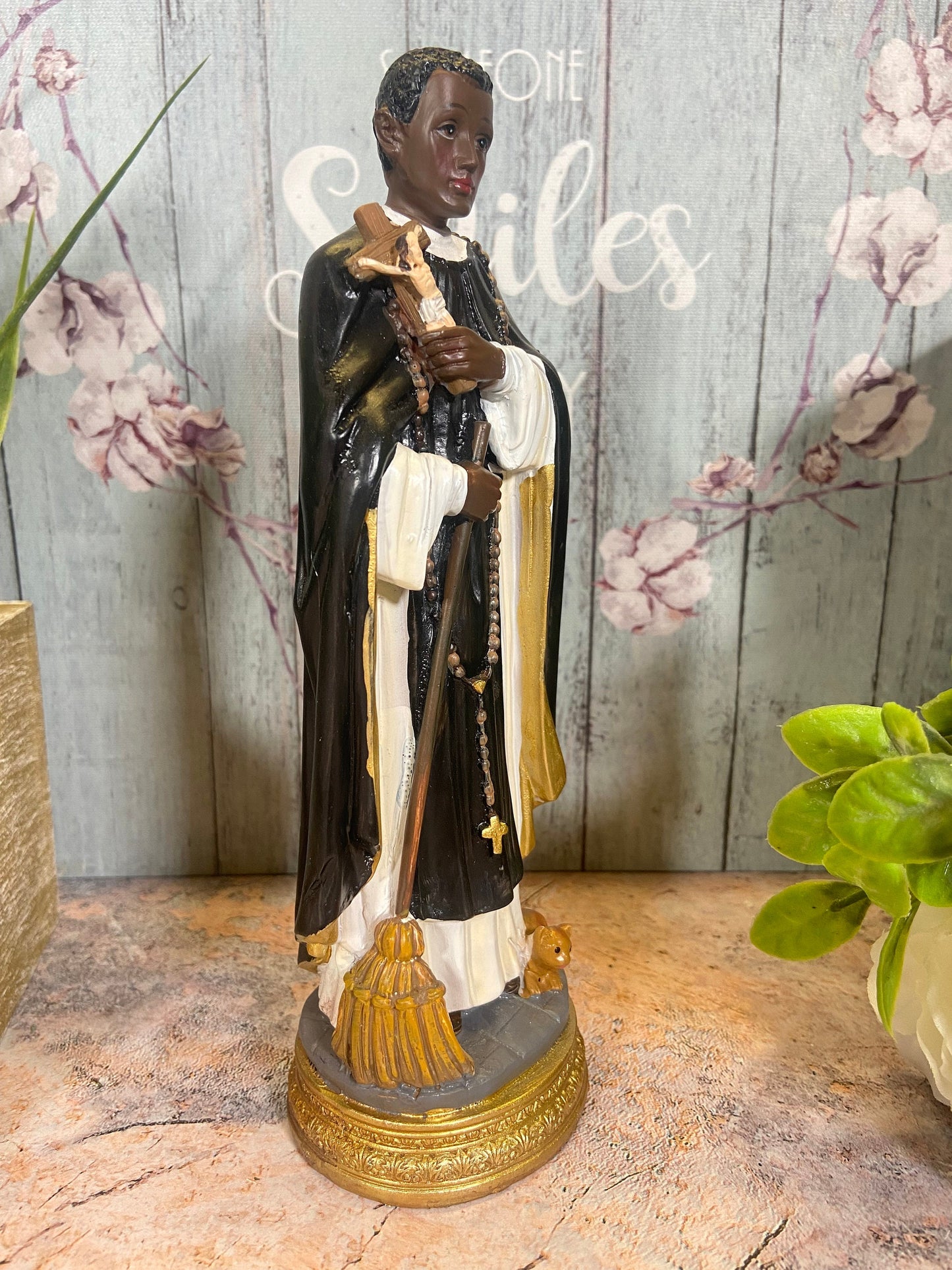 Saint Martin Resin Statue - Detailed Handcrafted Figurine, Patron Saint of Charity, 20 cm-Osiris Craftworks