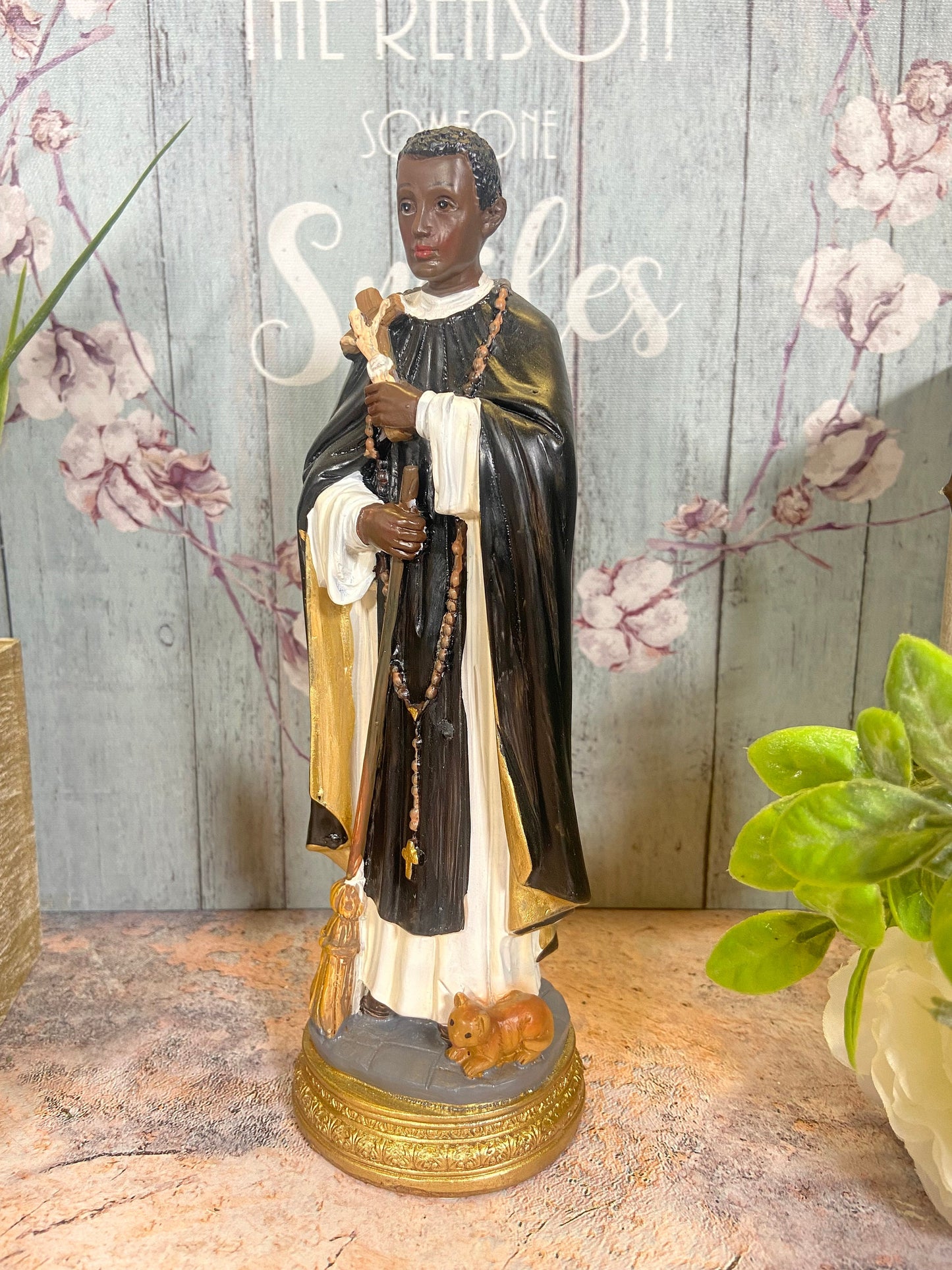 Saint Martin Resin Statue - Detailed Handcrafted Figurine, Patron Saint of Charity, 20 cm-Osiris Craftworks