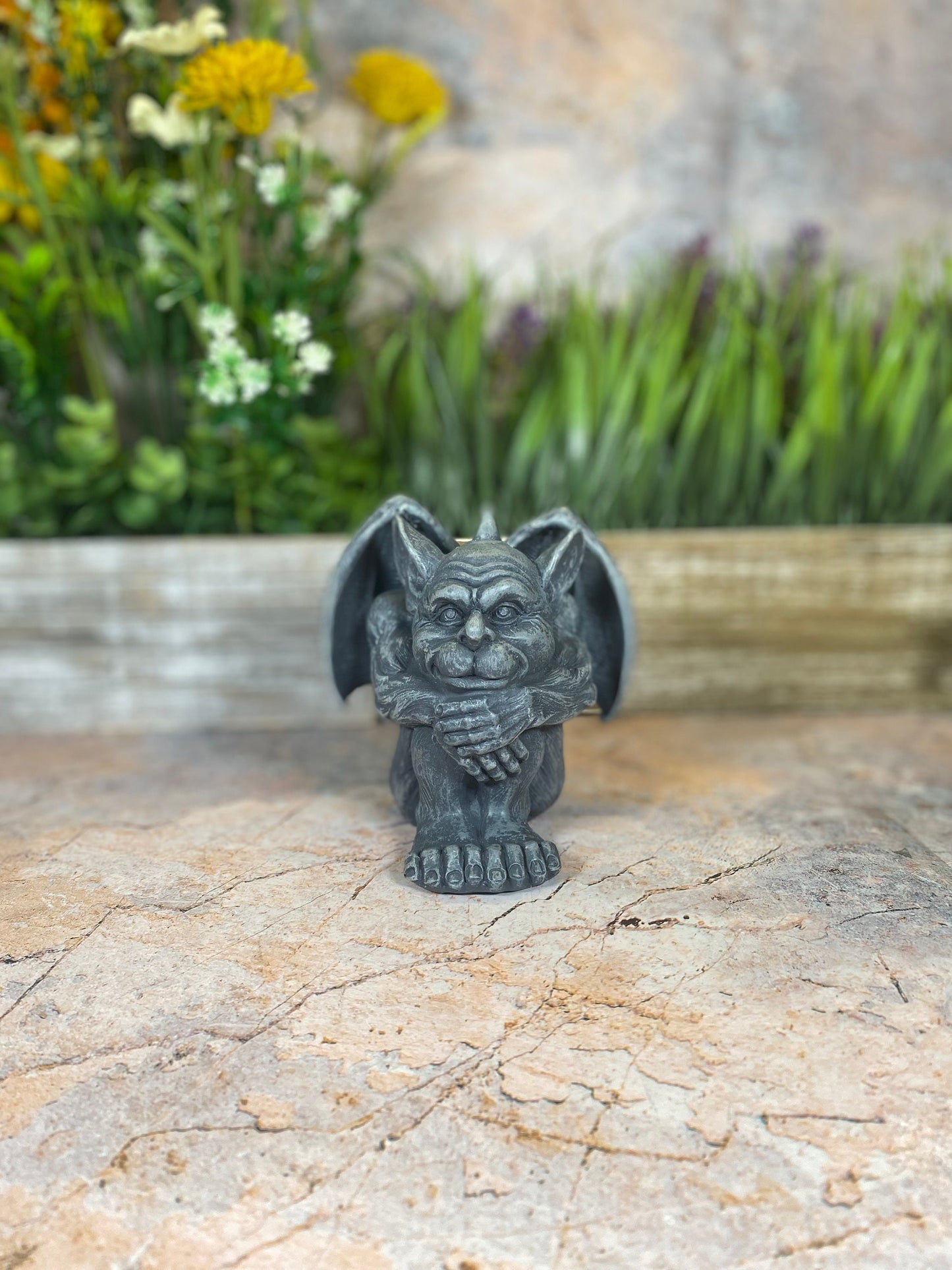 Medieval Gothic Gargoyle Sculpture | Quality Cold Cast Resin | Indoor/Outdoor Garden Statue | Handmade Ornament-Osiris Craftworks