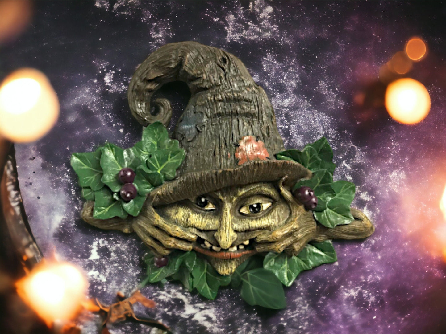 Witch's Lair Garden Wall Plaque - Mystical Wiccan Decoration for an Enchanted Pagan Outdoor Haven-Osiris Craftworks