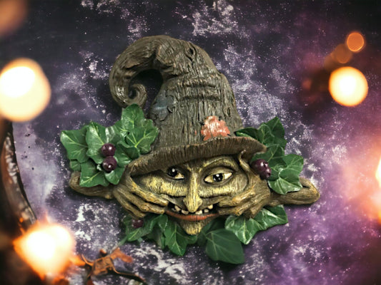 Witch's Lair Garden Wall Plaque - Mystical Wiccan Decoration for an Enchanted Pagan Outdoor Haven-Osiris Craftworks