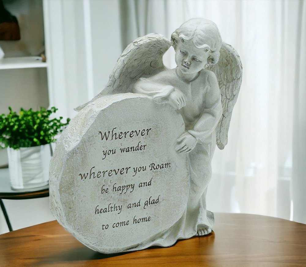 Cherished Angel Guardian - Thoughtful Graveside Ornament, an Angel in Heaven Gift with Comforting Presence-Osiris Craftworks