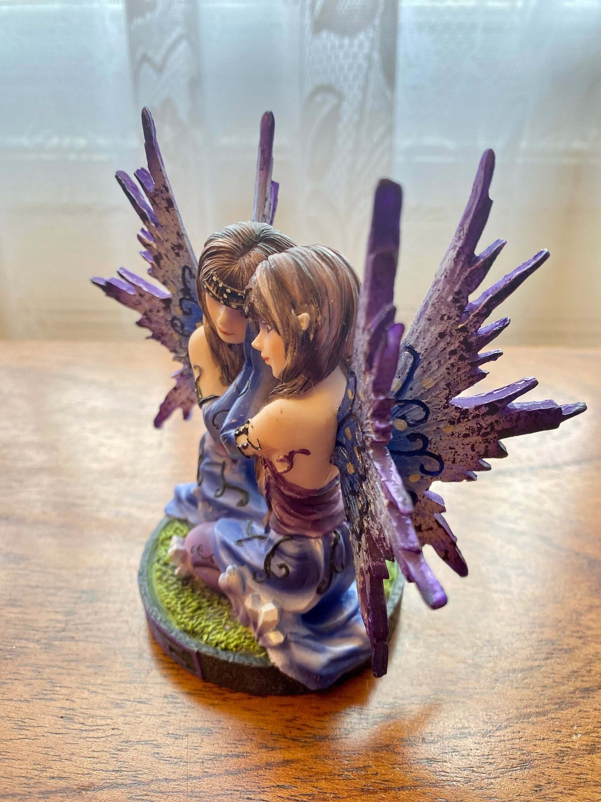 Enchanting Zodiac Fairy Figurine - Gemini Mystique Resin Statue, Celestial Twin Spirits Decor - Astrological Gift-Osiris Craftworks