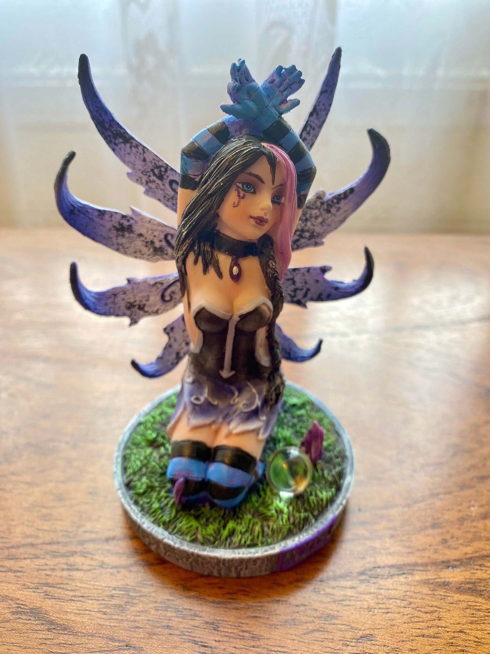 Enigmatic Scorpio Zodiac Fairy Figurine, Resin Mystical Astrology Collectible, Handcrafted Fantasy Decor, 9.5cm-Osiris Craftworks