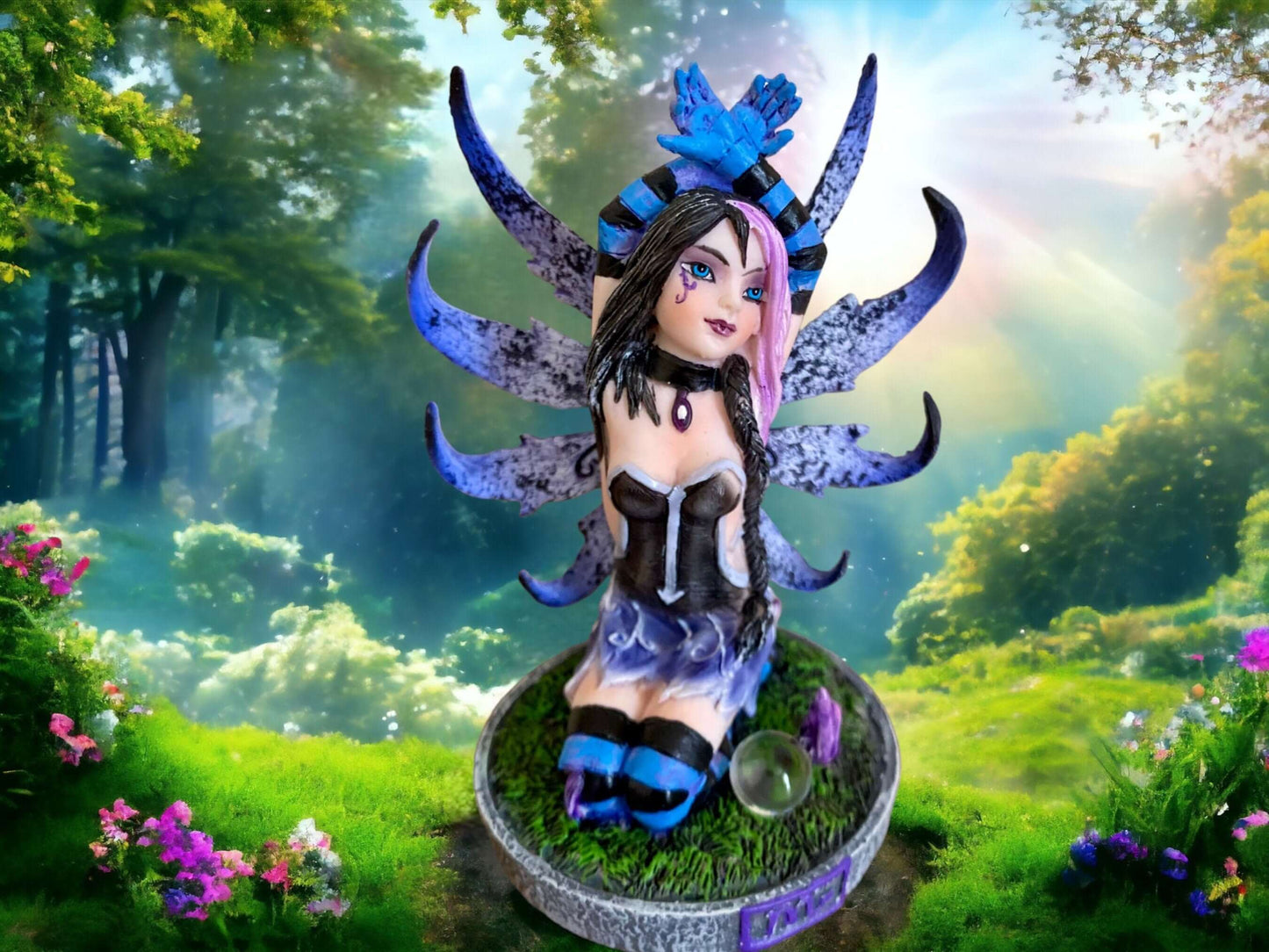 Enigmatic Scorpio Zodiac Fairy Figurine, Resin Mystical Astrology Collectible, Handcrafted Fantasy Decor, 9.5cm-Osiris Craftworks