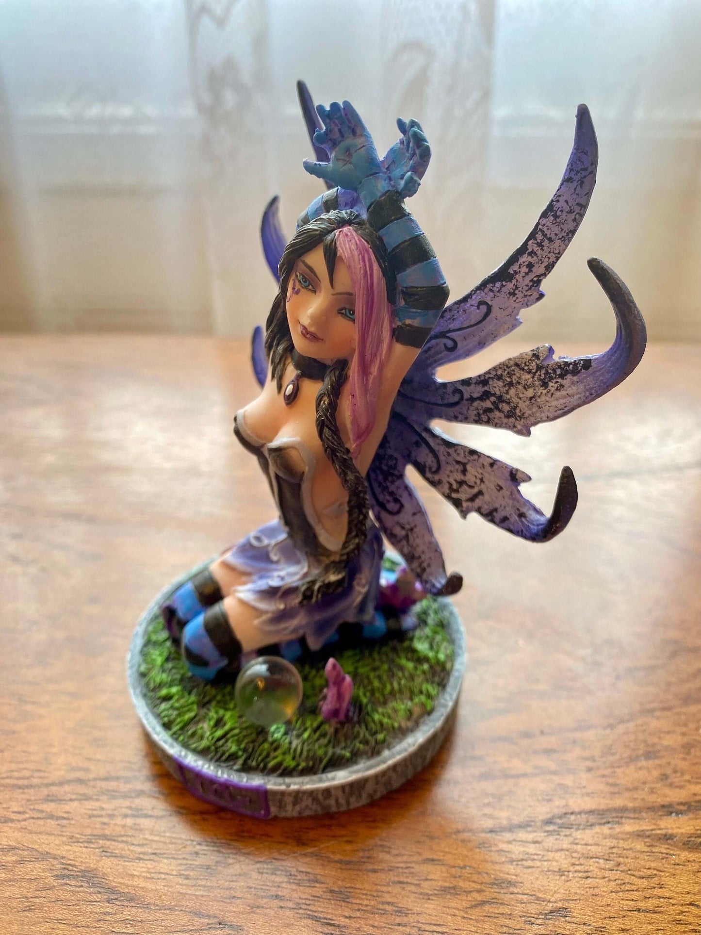 Enigmatic Scorpio Zodiac Fairy Figurine, Resin Mystical Astrology Collectible, Handcrafted Fantasy Decor, 9.5cm-Osiris Craftworks