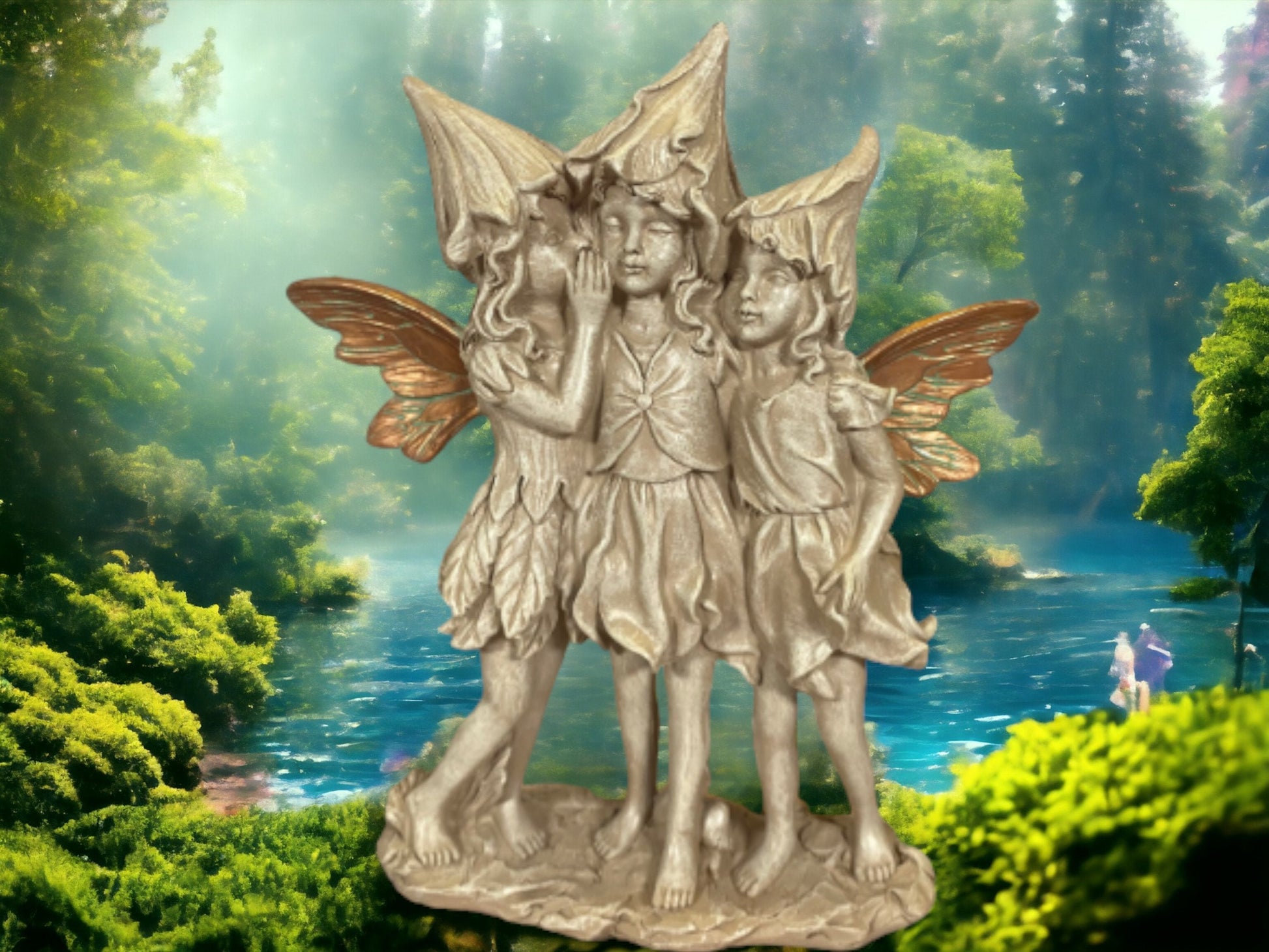 Whimsical Fairytale Elegance: Resin Fairy Themed Gift for Magical Garden Decor and Room Enchantment-Osiris Craftworks