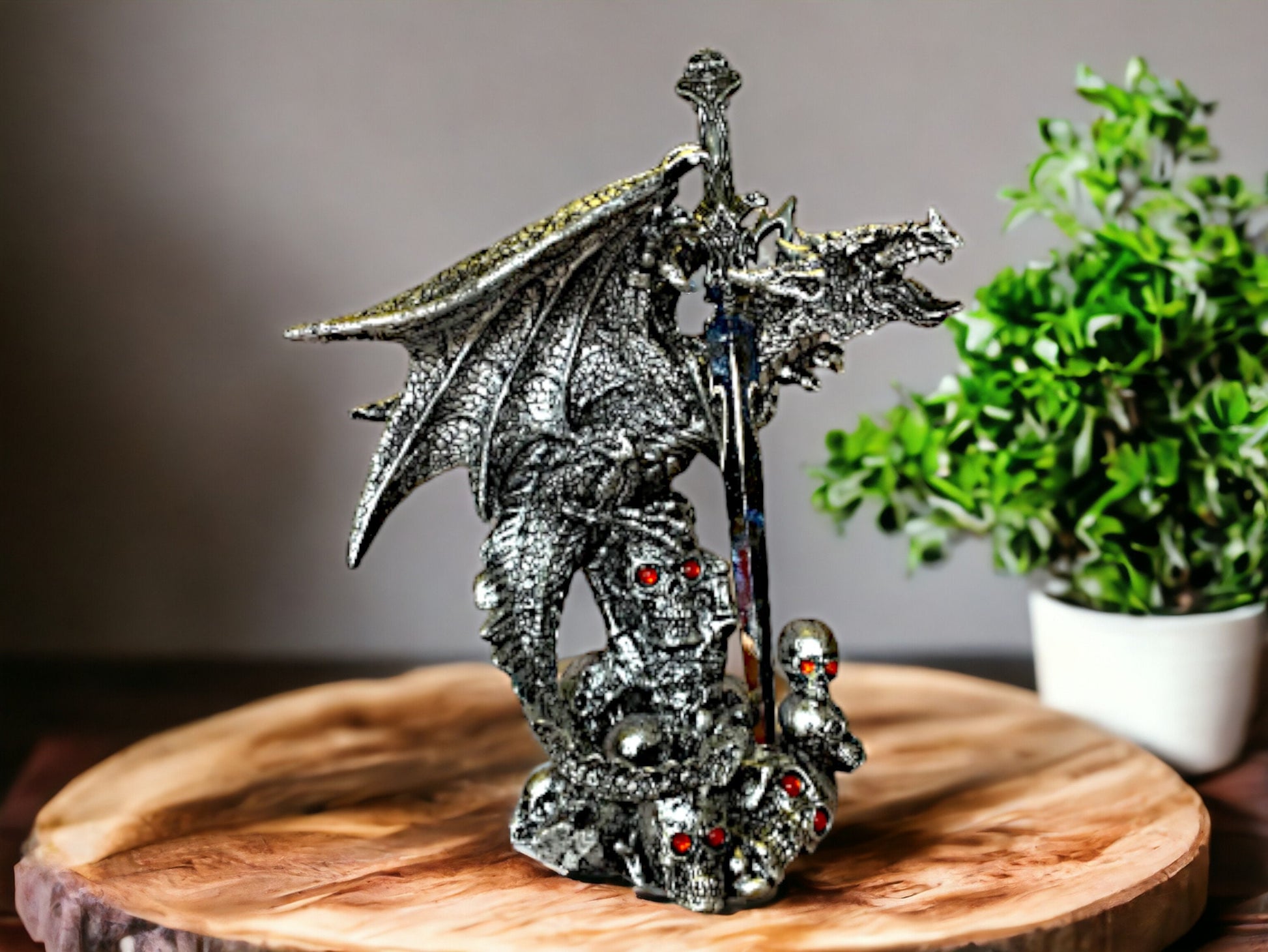 Dragon's Embrace Resin Letter Opener Majestic and Functional Artwork Gothic Decor Dragons Collection Sculpture-Osiris Craftworks