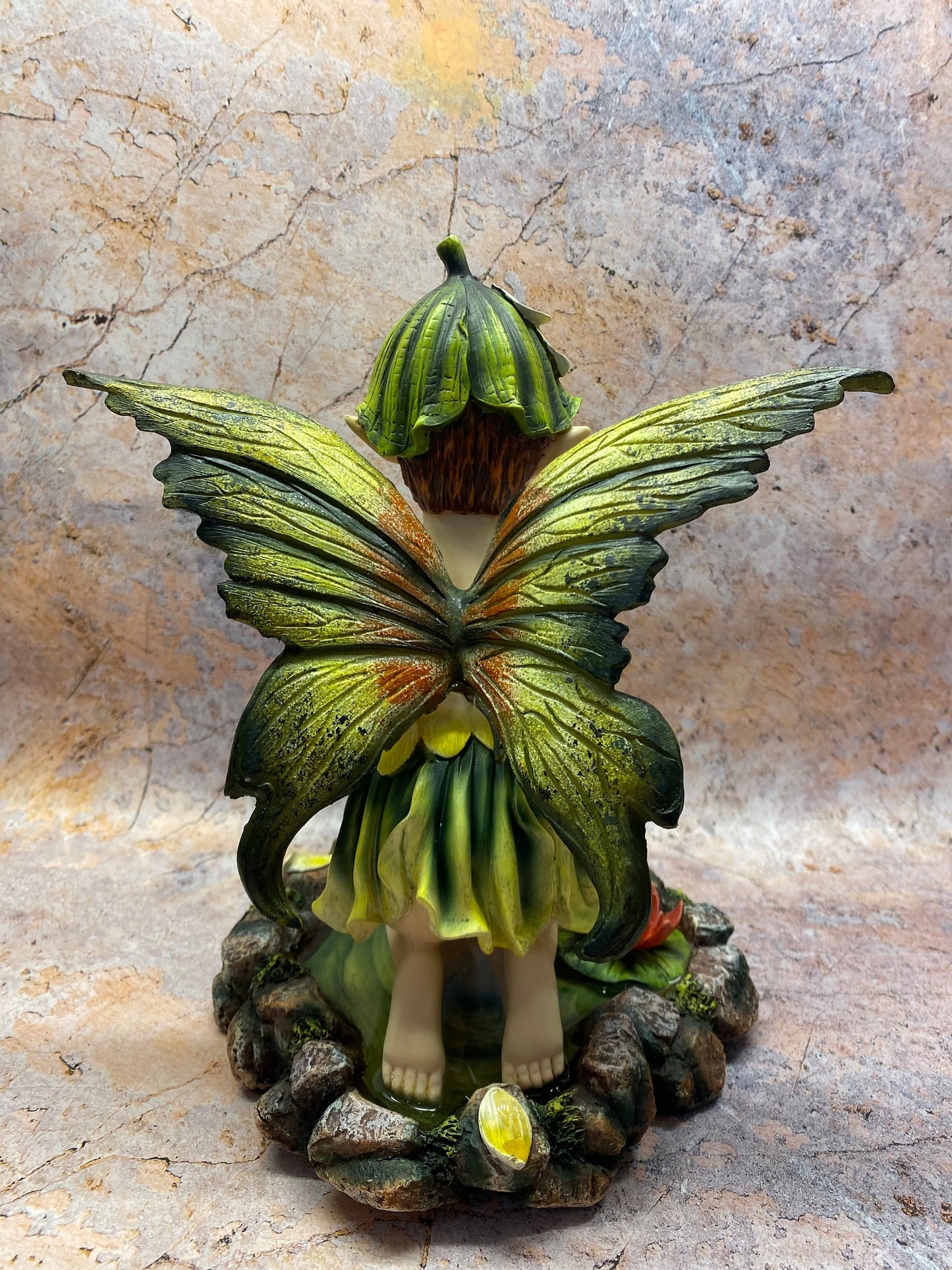 Enchanted Woodland Fairy and Frog Companion Figurine - Whimsical Resin Statue, Nature-Inspired Fantasy Decor, Collectible Fairy Sculpture-Osiris Craftworks