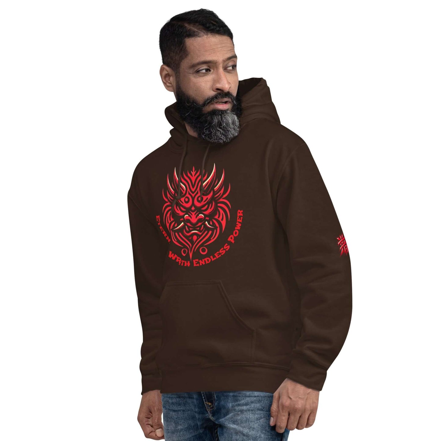 Oni Demon Hoodie – Japanese Folklore Inspired, Soft and Stylish Unisex Pullover-Clothing-Osiris Craftworks