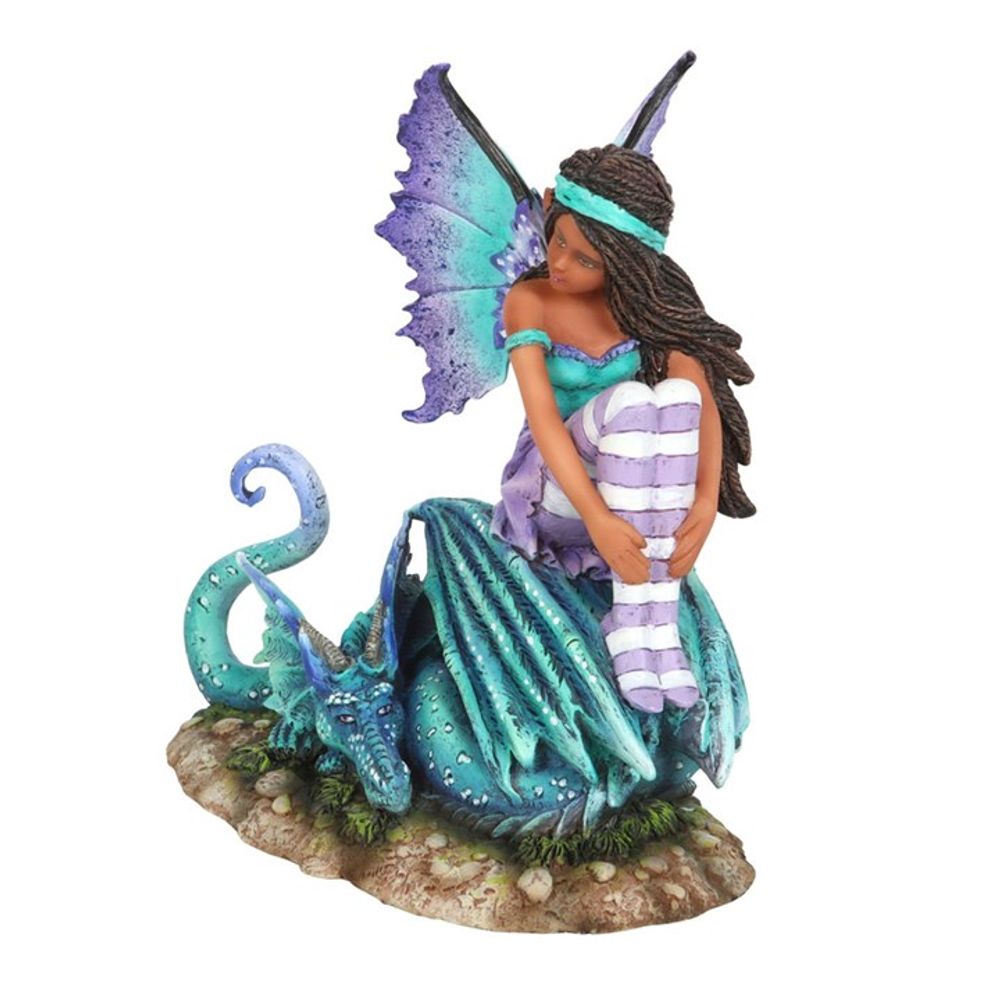 Amy Brown 'Dragon Perch' Fantasy Fairy & Dragon Figurine