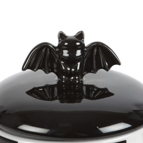 Striped Bat Storage Jar