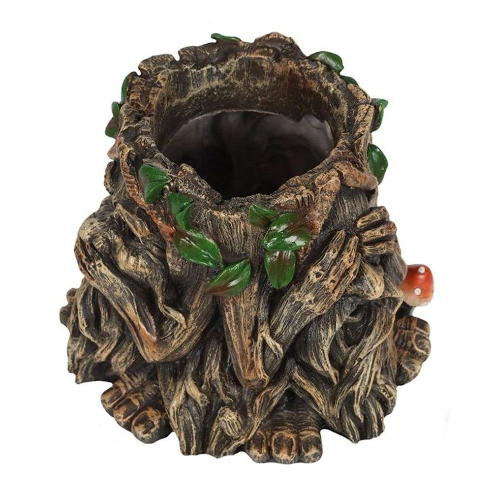 Green Man Plant Pot See No Evil, Hear No Evil, Speak No Evil - Indoor/Outdoor Resin Garden Decor