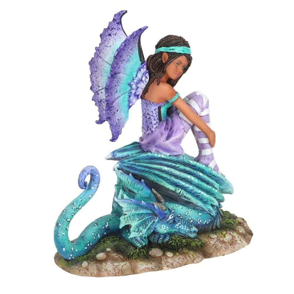 Amy Brown 'Dragon Perch' Fantasy Fairy & Dragon Figurine